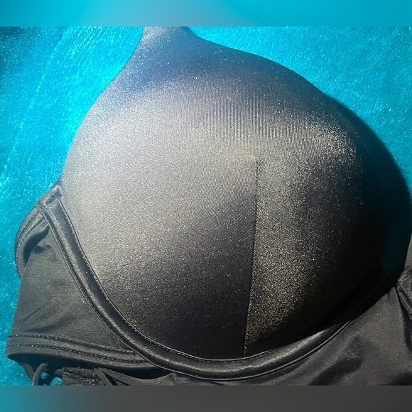 Victoria's Secret Longline Bombshell Add-2-Cups Halter Bikini Top in Black - Picture 10 of 16